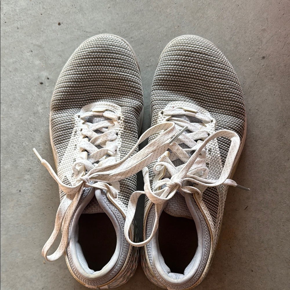 Reebok Gray and White Athletic Shoes